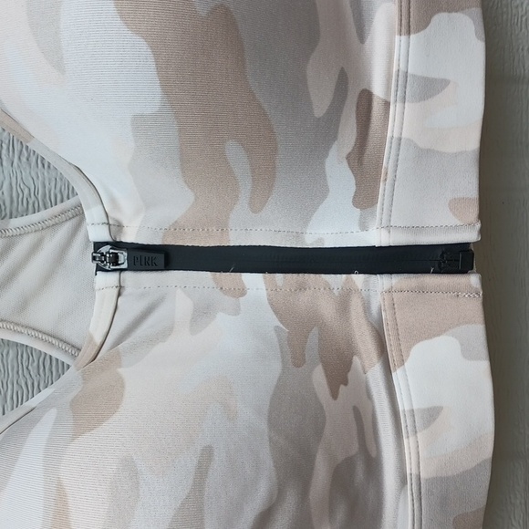 Victoria Secret PINK Active Ultimate High Impact Zip Front Sports Bra Medium DD - Picture 3 of 12
